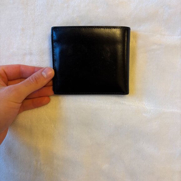 Genuine Leather YSL Men's Bifold Wallet (Black) - Picture 3 of 4